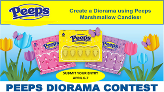Peeps Diorama Contest - Create a Diorama using Peeps Marshmallow Candies!
